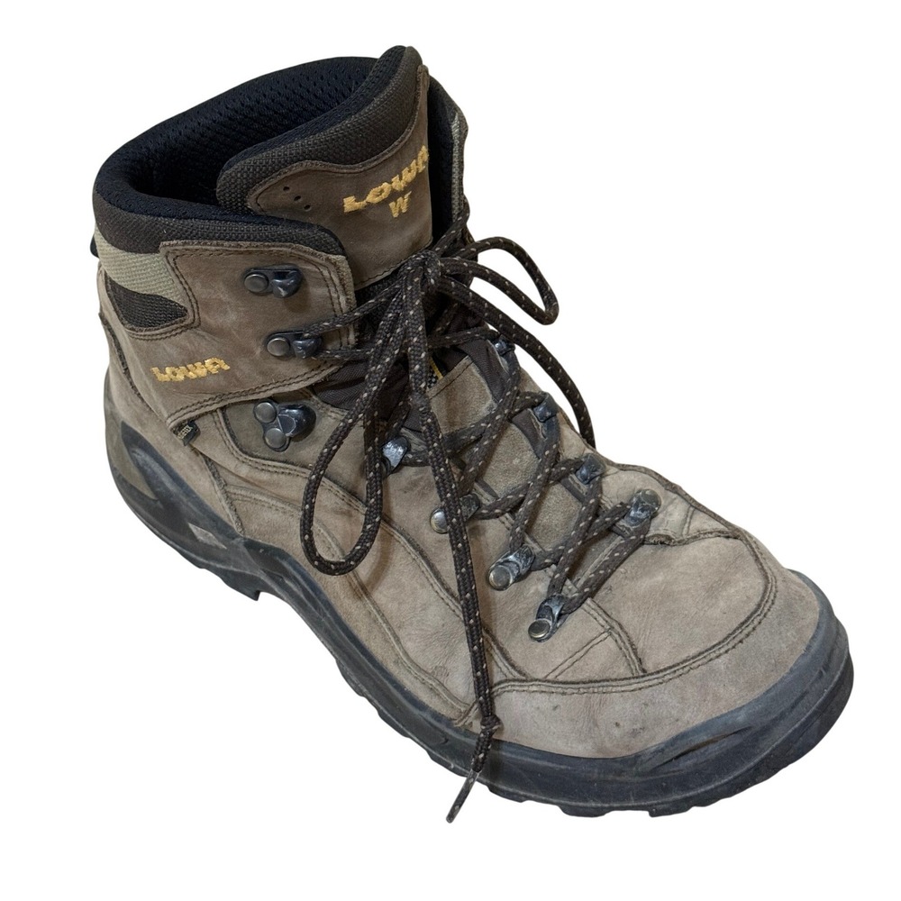 Lowa Men Hiking Boots 10 Brown Renegade GTX Waterproof Gorpcore Trail Outdoor